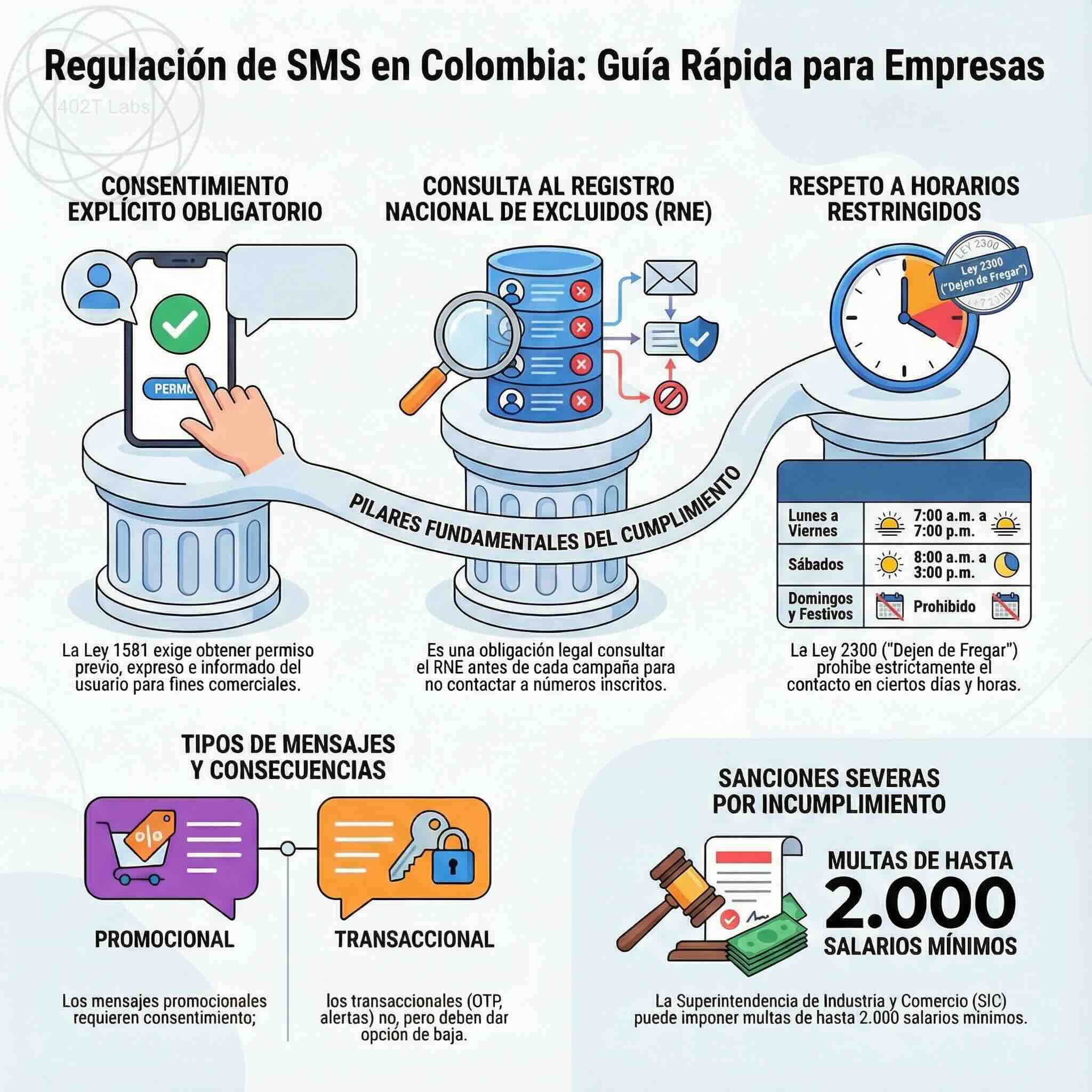 SMS Regulation Colombia